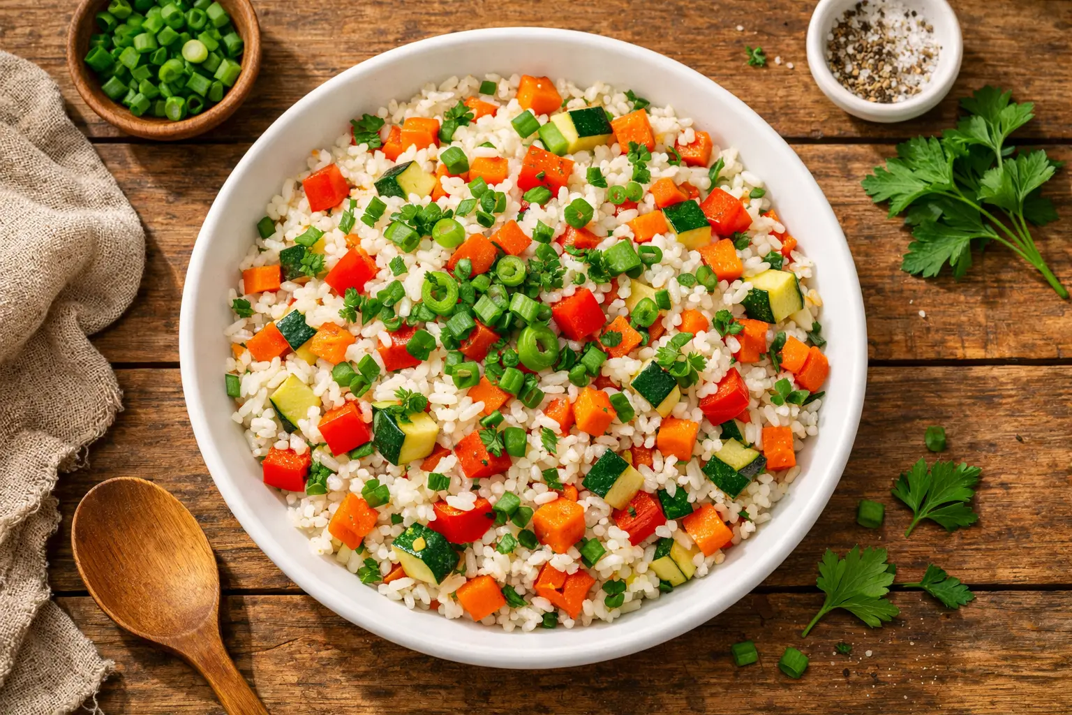 Rețetă orez cu legume FODMAP — preparat simplu și delicios pentru persoanele cu colon iritabil