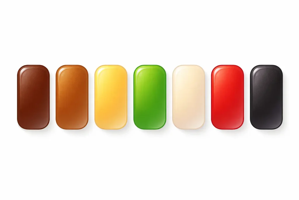 Culoare scaun colon iritabil — paletă vizuală cu semnificații medicale